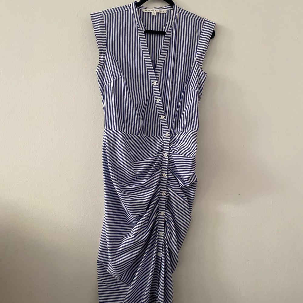Veronica beard button down dress. Size 6. Perfect condition.